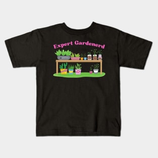 Gardening Garden Nerd Kids T-Shirt